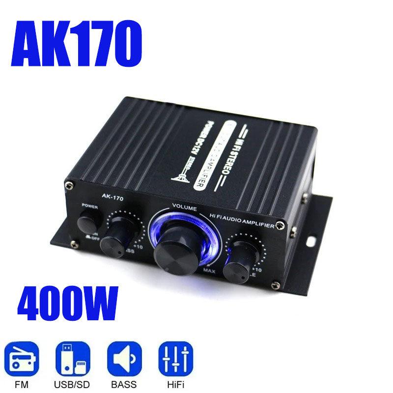 Home Cinema Audio System - AK170 Mini Digital Power Audio Car