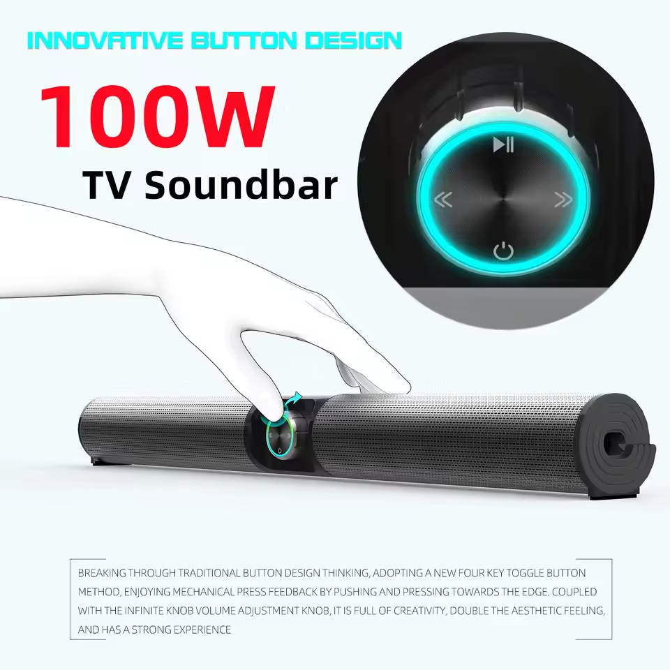 Home Cinema With Wireless Rear Speakers - High Quality BS55 100W Theater Home
