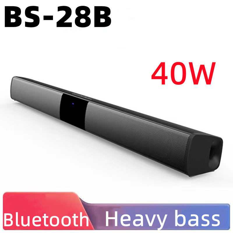 Home Cinema With Wireless Rear Speakers - 40W Soundbar TV Portable Bluetooth-compatible Speaker
