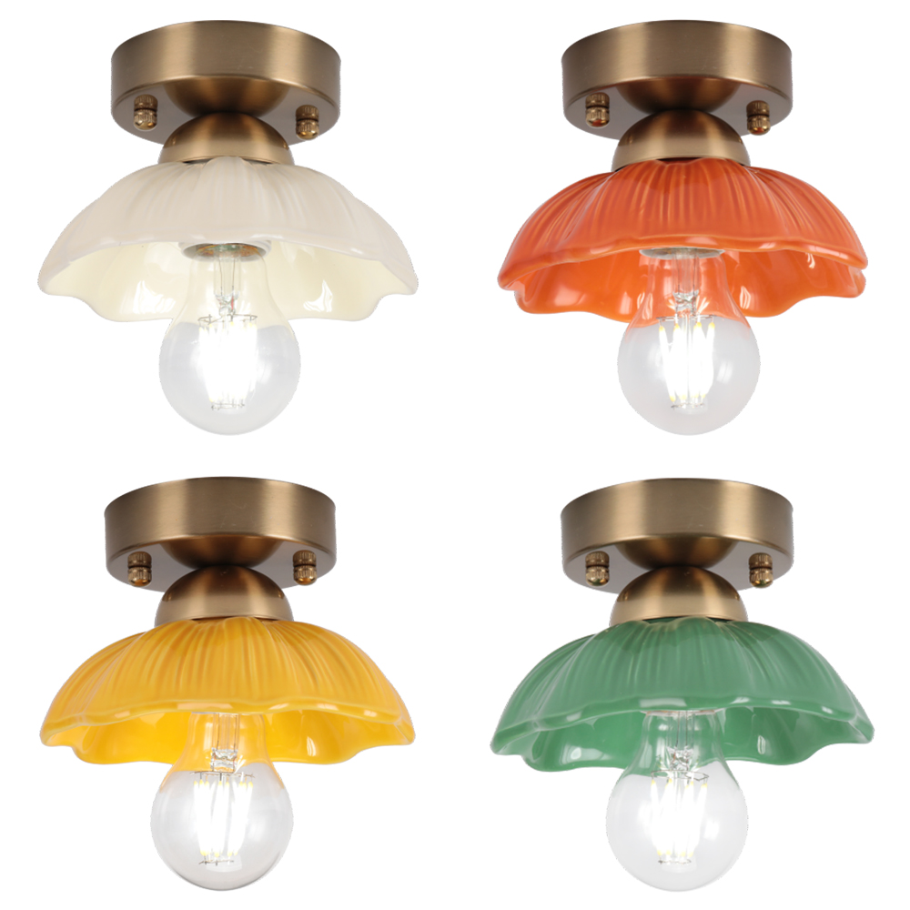 Home Cinema Glasses - Modern Ceramic Ceiling Lights Nordic Home