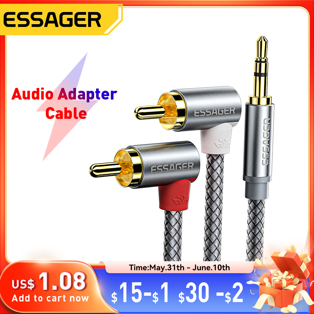 Home Cinema Unit - Essager 90 ° Angle RCA Audio
