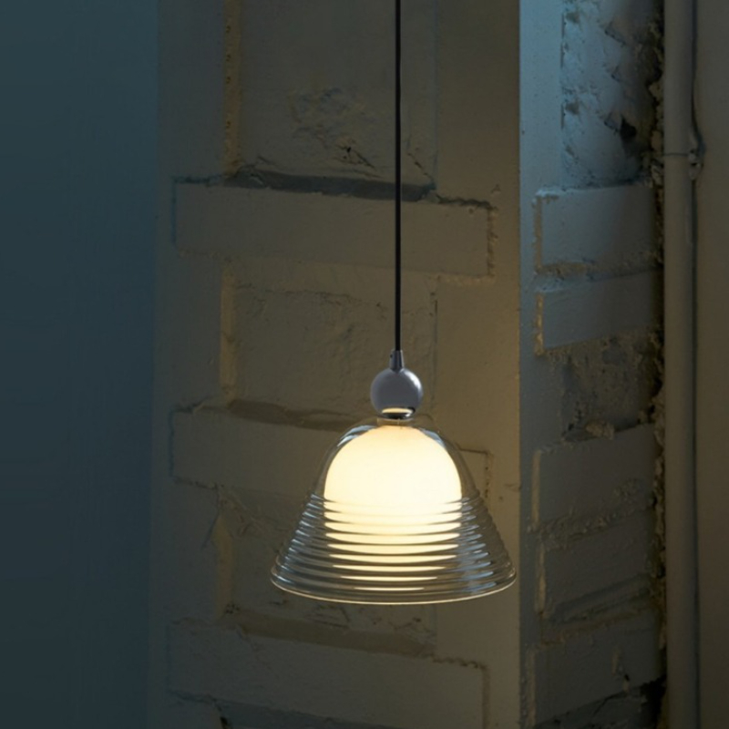 Home Cinema Glasses - Modern Sunset Glass Pendant Light for