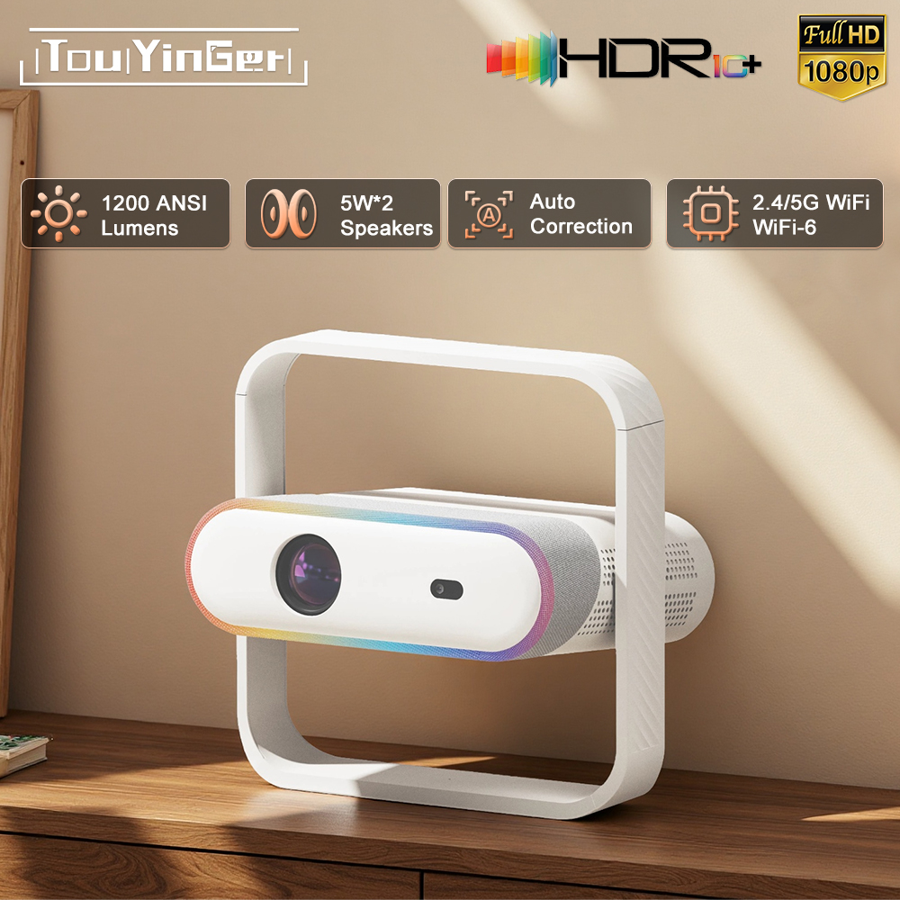 Video Home Cinema - Touyinger Z7 Projector 1080P HD 4K