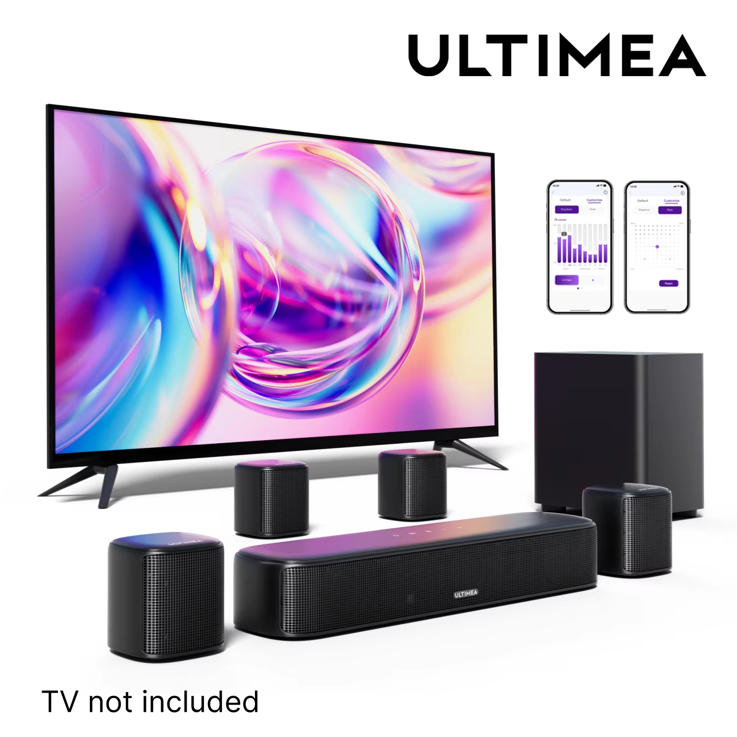 Home Cinema Audio System - ULTIMEA 7.1 Channel Sound Bar System