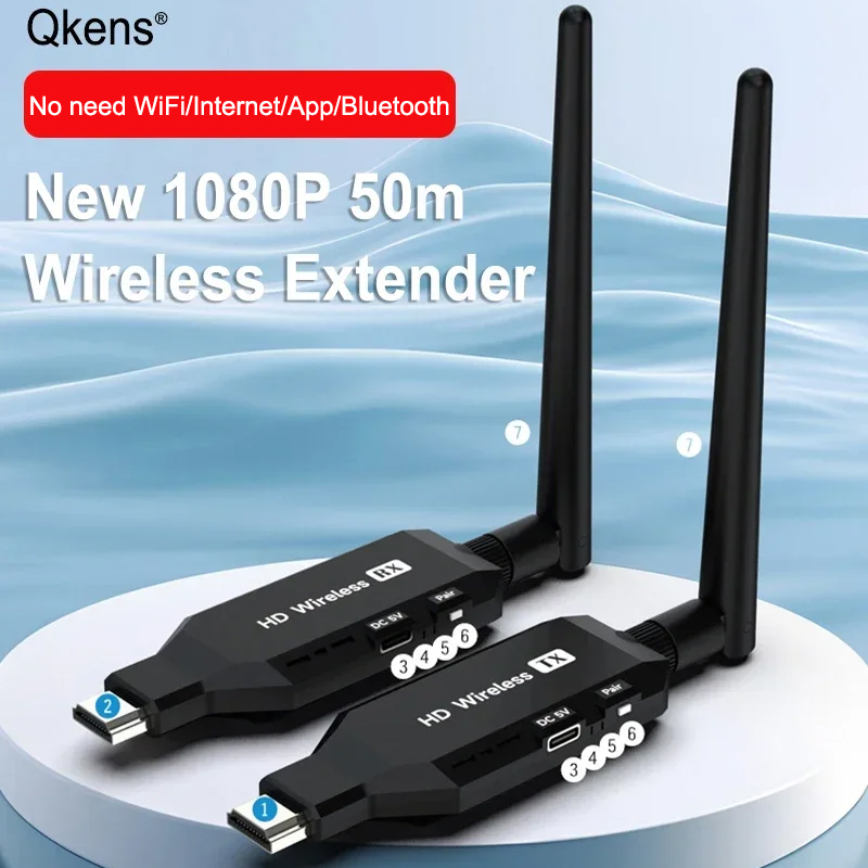 Video Home Cinema - 1080p 50m Wireless Video Transmitter Receiver