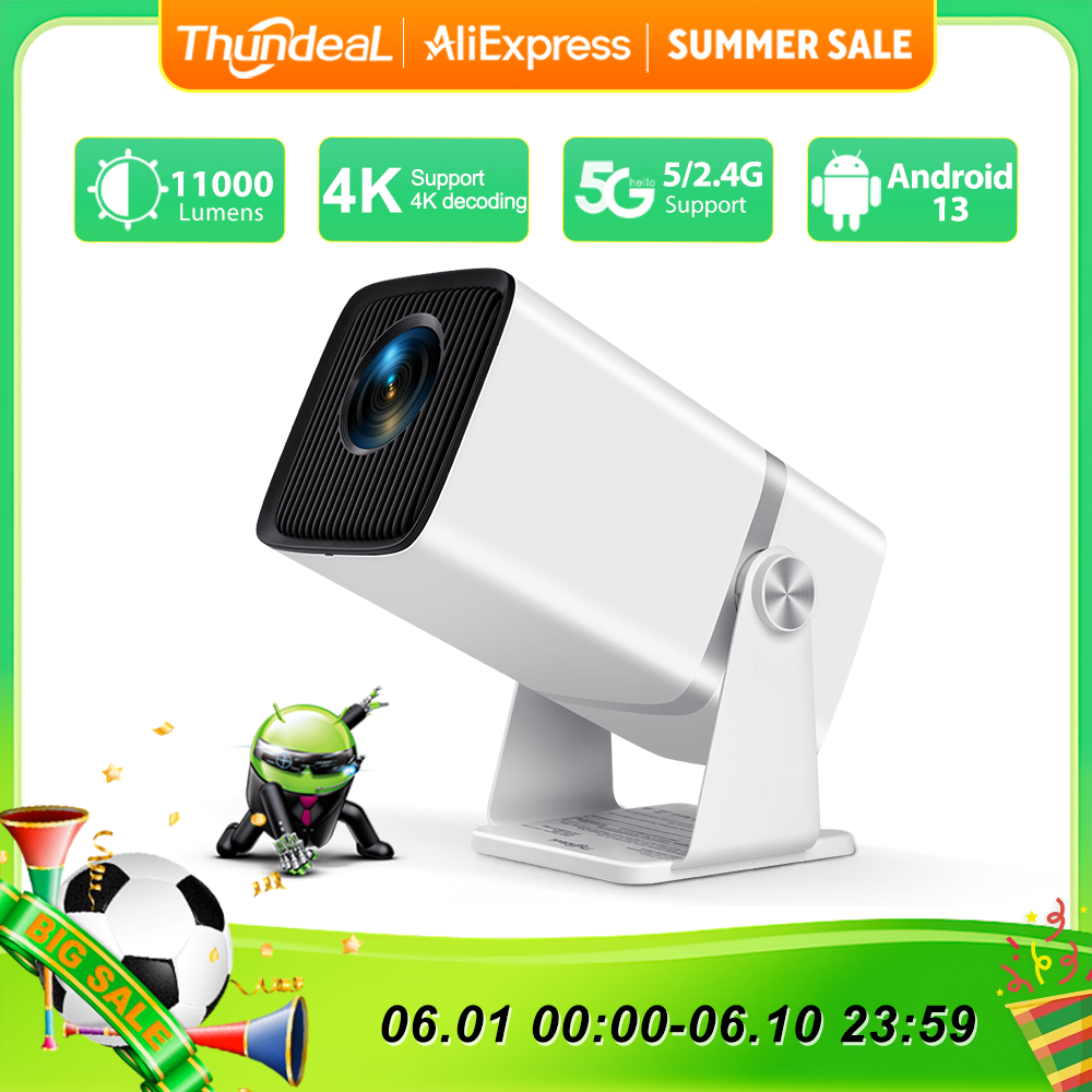 Video Home Cinema - ThundeaL 4K Full HD Projector FHD