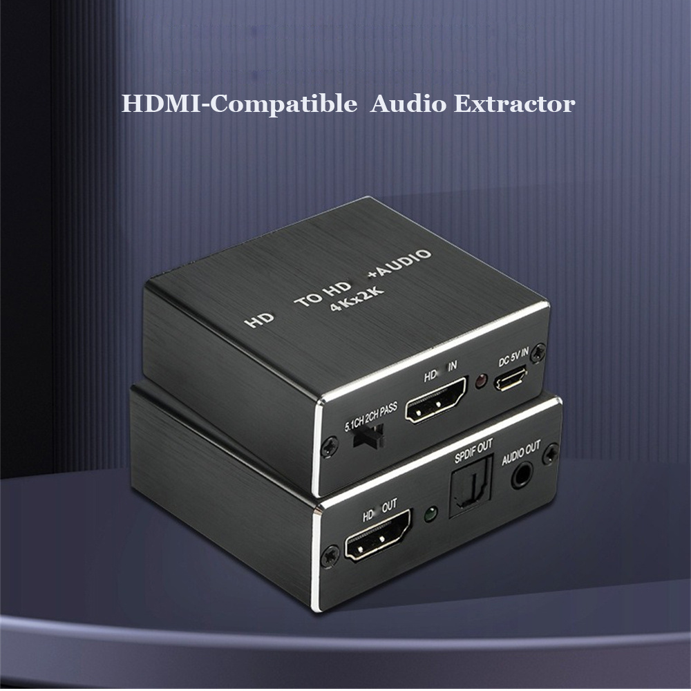 Home Cinema Dvd - HDMI-Compatible Audio Extractor 3.5mm 4k X