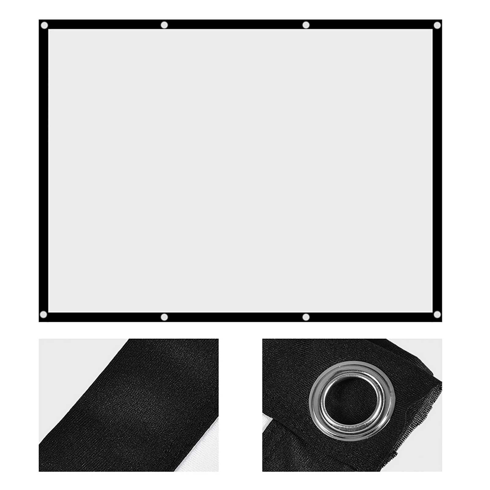 Home Cinema Blanc - Universal Portable Foldable Noncrease White Projection