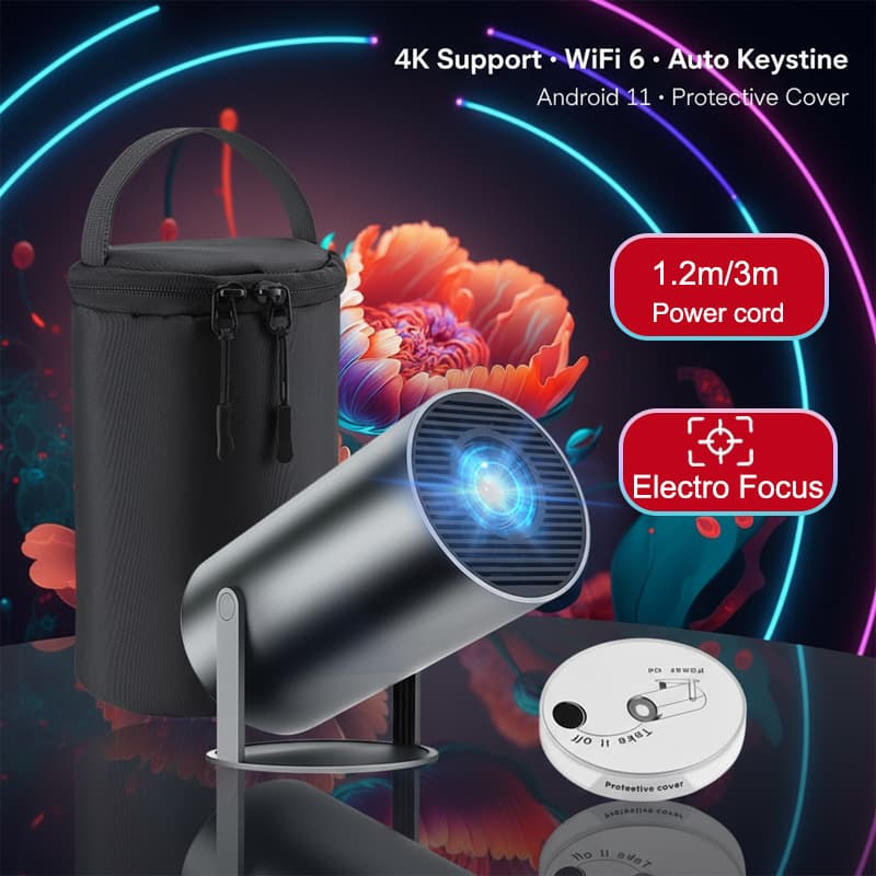 Home Cinema Movies - DITONG HY300 Plus 4k Projector Android