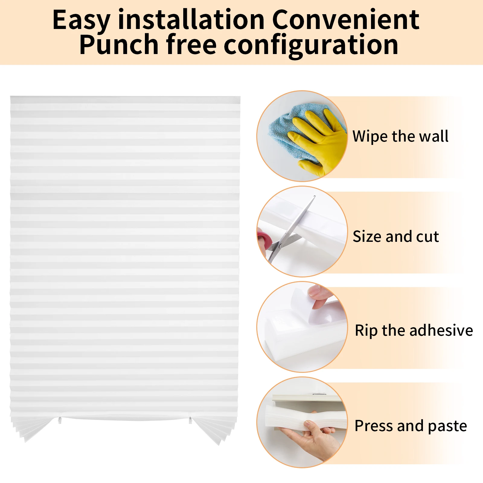 Pleated Window Blinds Temporar - огляд і ціна Home Cinema Glasses
