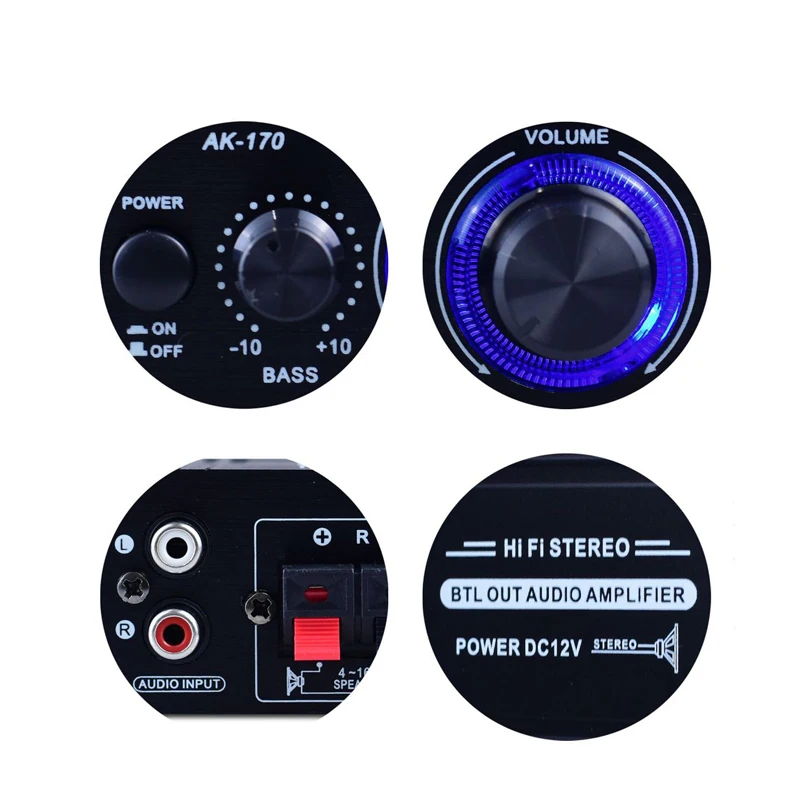 AK170 Mini Digital Power Audio - огляд і ціна Home Cinema Audio System