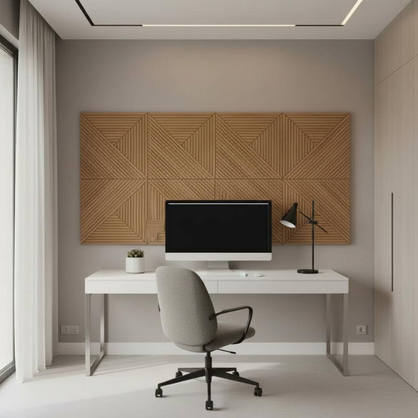 Wood Grain Acoustic Panel Redu - огляд і ціна Acoustic Foam Panel