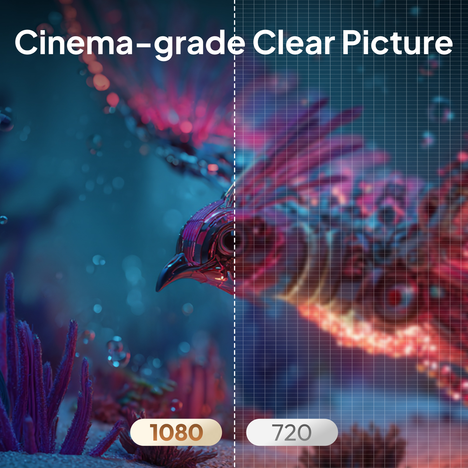 VEVSHAO 1080P Projector 4K A24 - огляд і ціна Video Home Cinema