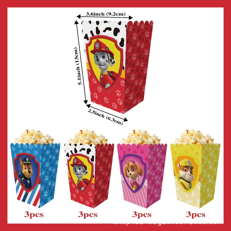 12Pcs Paw Patrol Popcorn Box P - огляд і ціна Home Cinema Marshall
