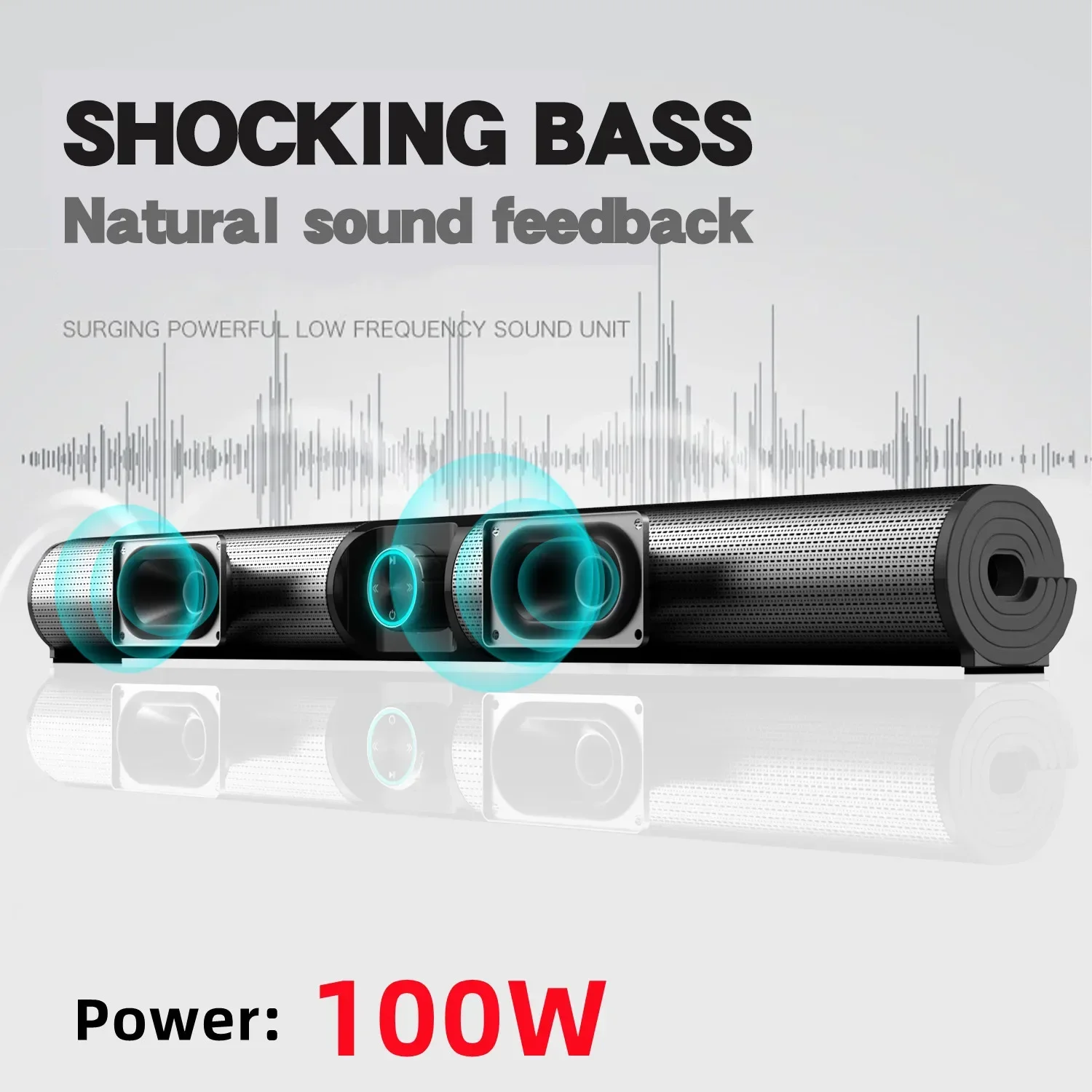 High Quality BS55 100W Theater - огляд і ціна Home Cinema With Wireless Rear Speakers