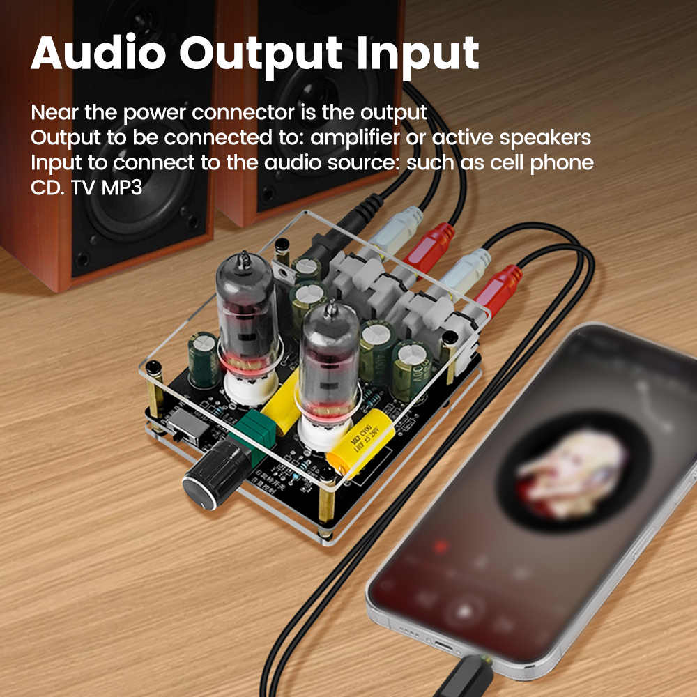 DC12-16V 6K4 Tube Preamplifier - огляд і ціна Home Cinema Unit