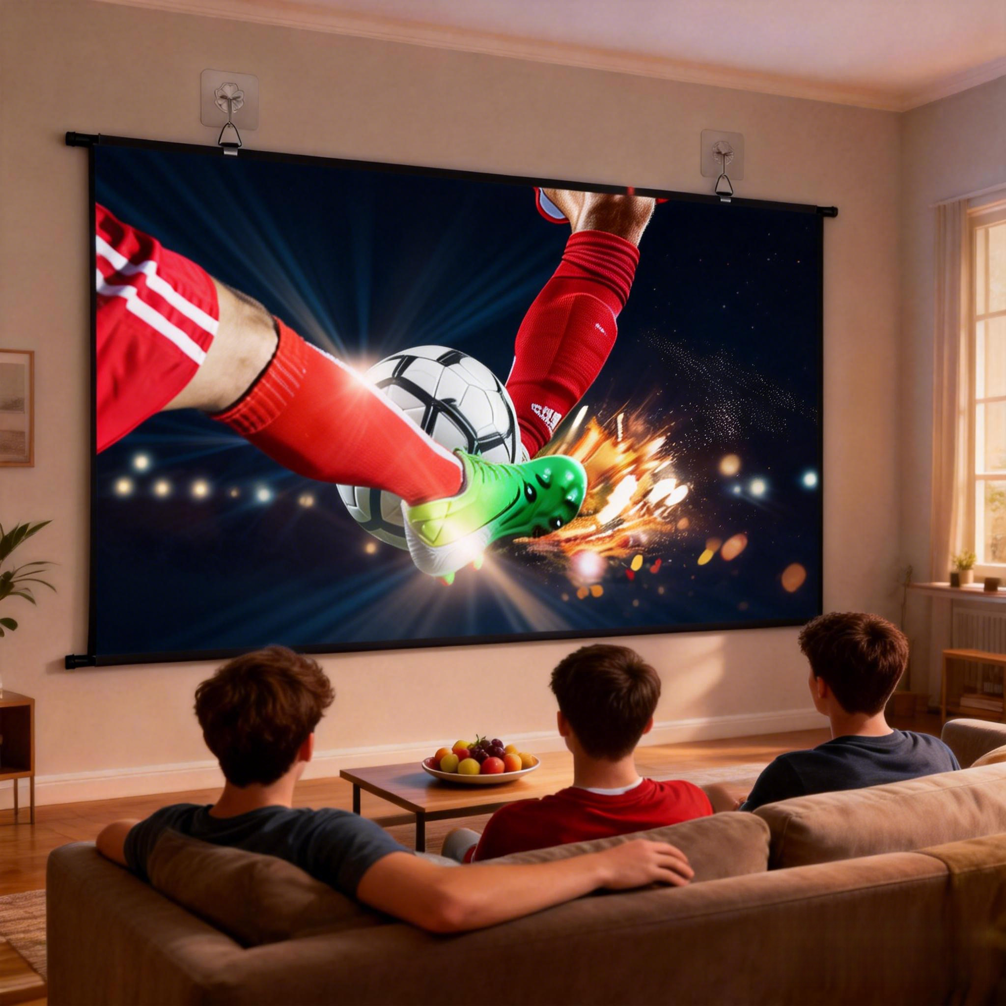 XIAOHUI Wall Mounted Projector - огляд і ціна Home Cinema Blanc