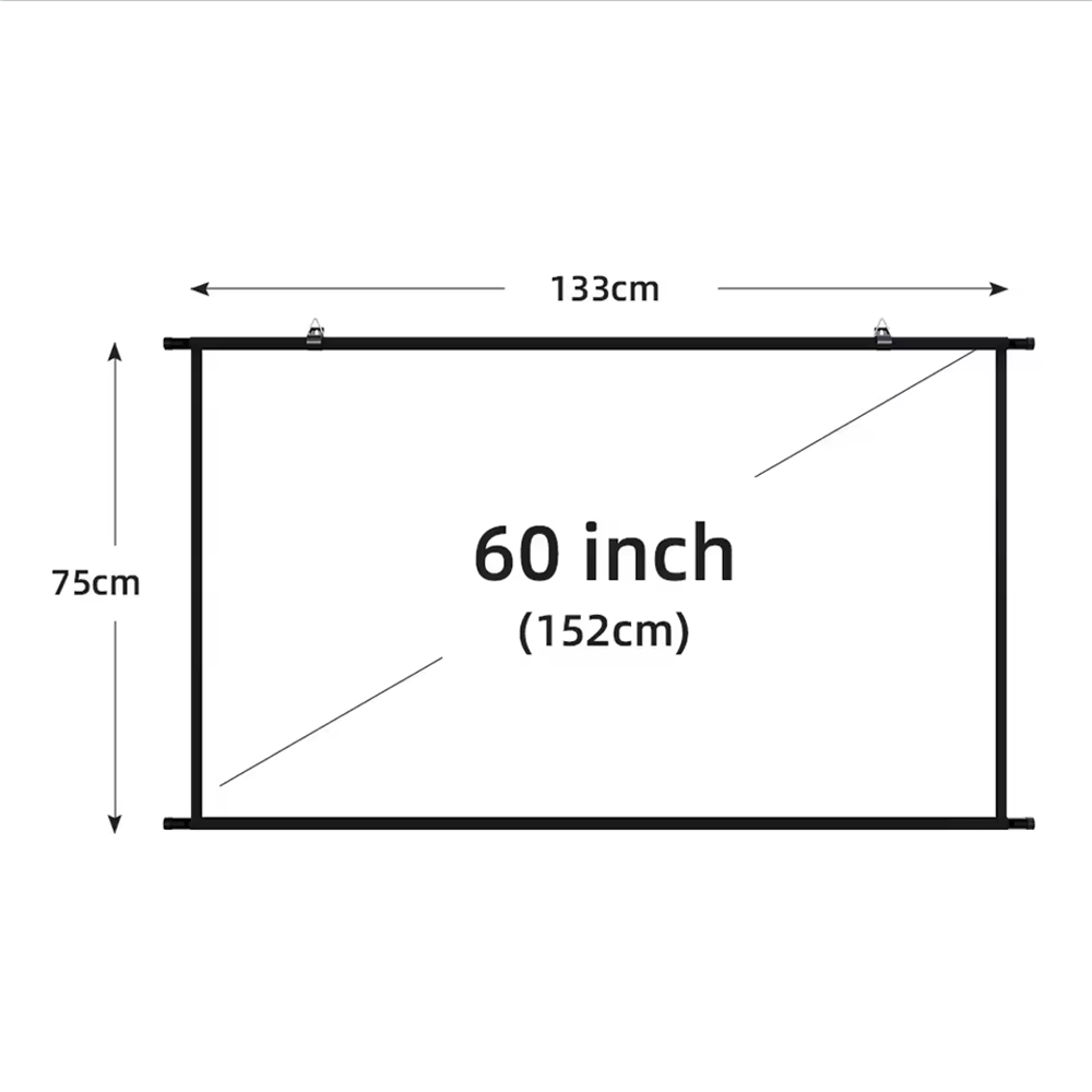 XIAOHUI Wall Mounted Projector - огляд і ціна Home Cinema Blanc