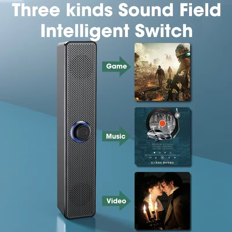 NEW USB Powered PC Soundbar -  - огляд і ціна Home Cinema With Wireless Rear Speakers