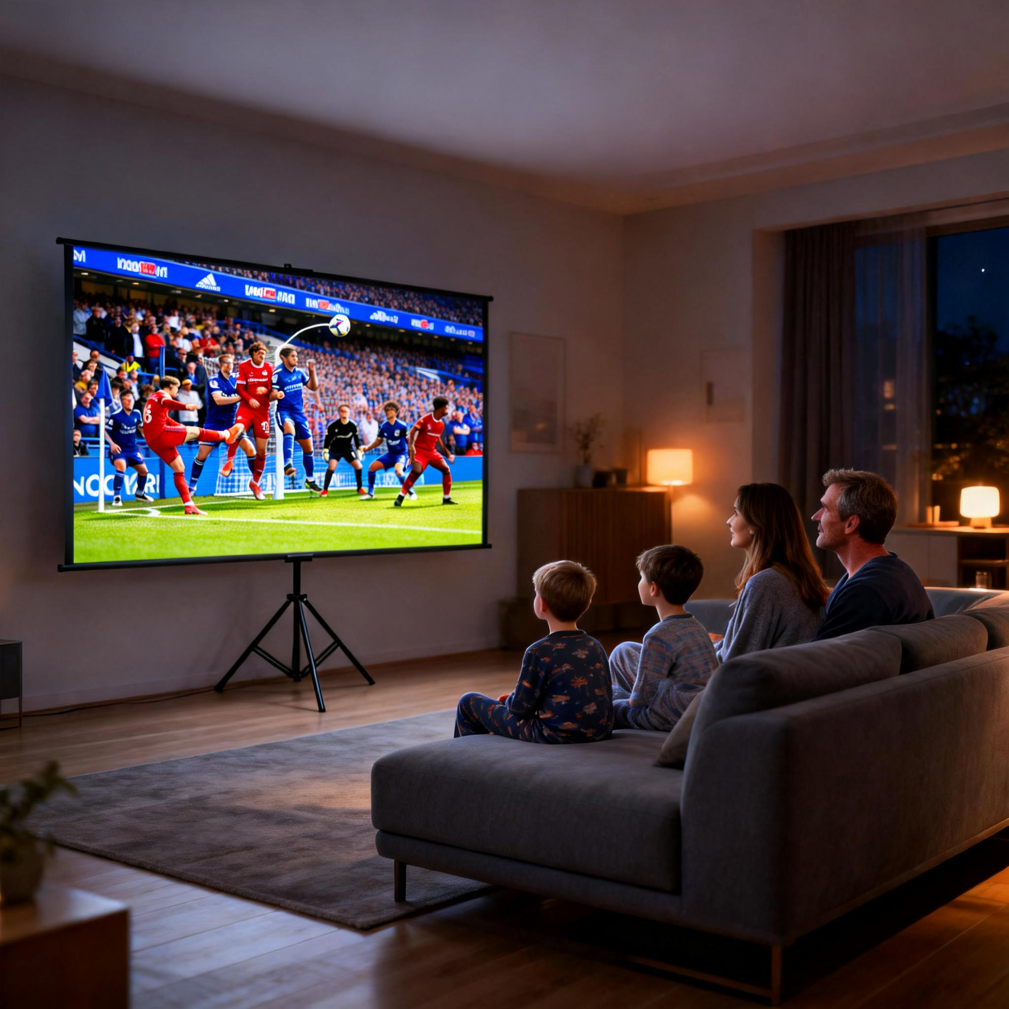 XIAOHUI 4K Projector Screen Wi - огляд і ціна Home Cinema Blanc