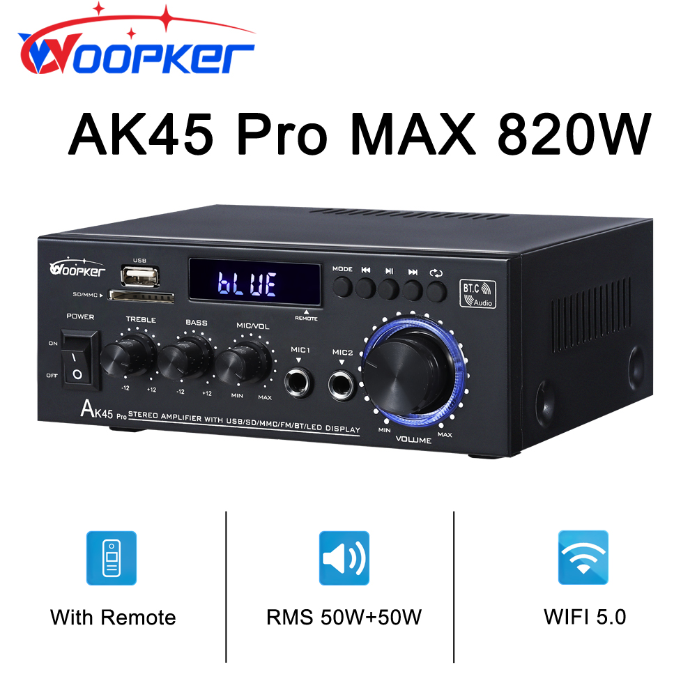Woopker Audio Amplifier AK45/A - огляд і ціна Home Cinema Audio System