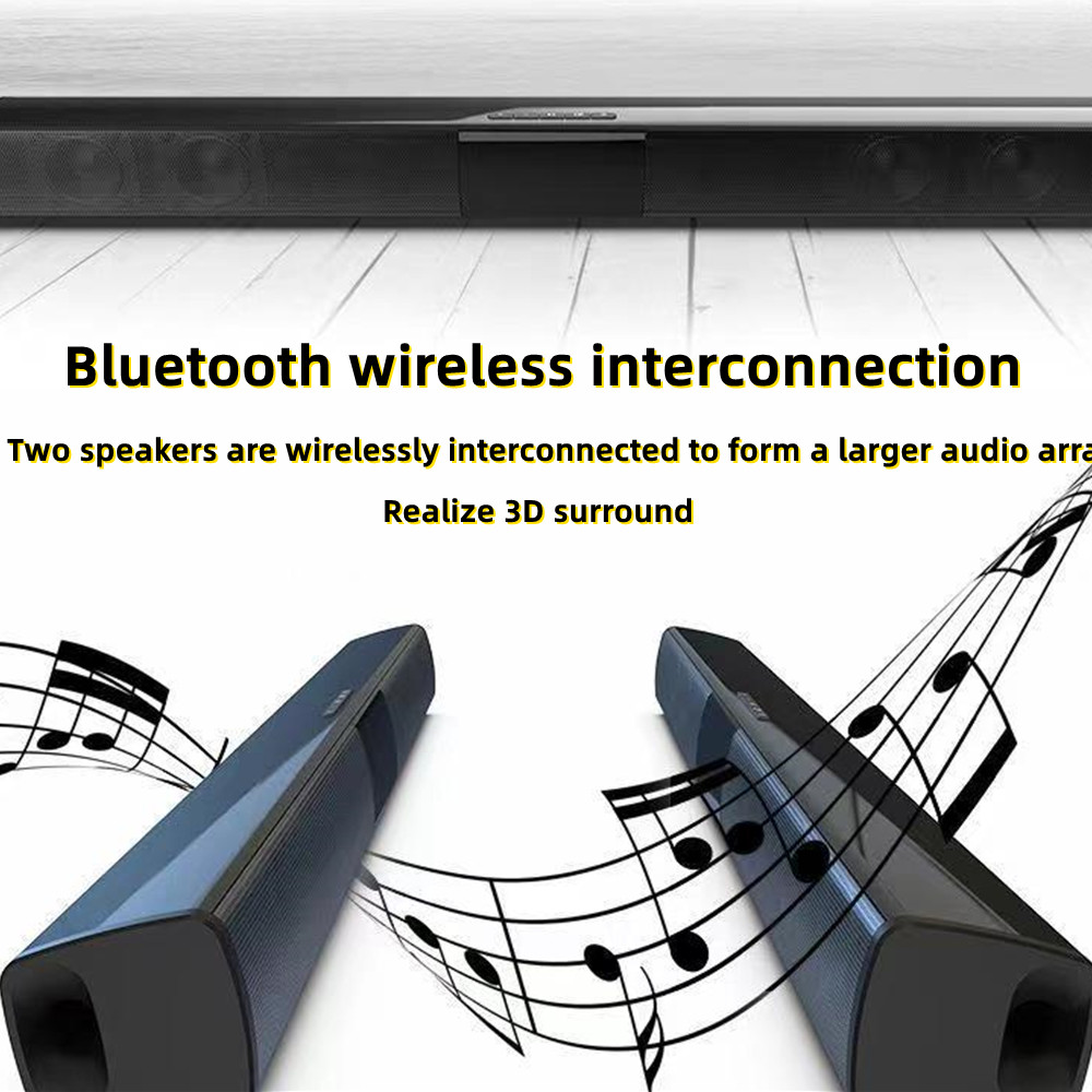 40W Soundbar TV Portable Bluet - огляд і ціна Home Cinema With Wireless Rear Speakers