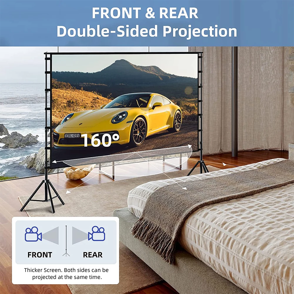 MIXITO Wrinkle-Free 160° Viewi - огляд і ціна Home Cinema Blanc