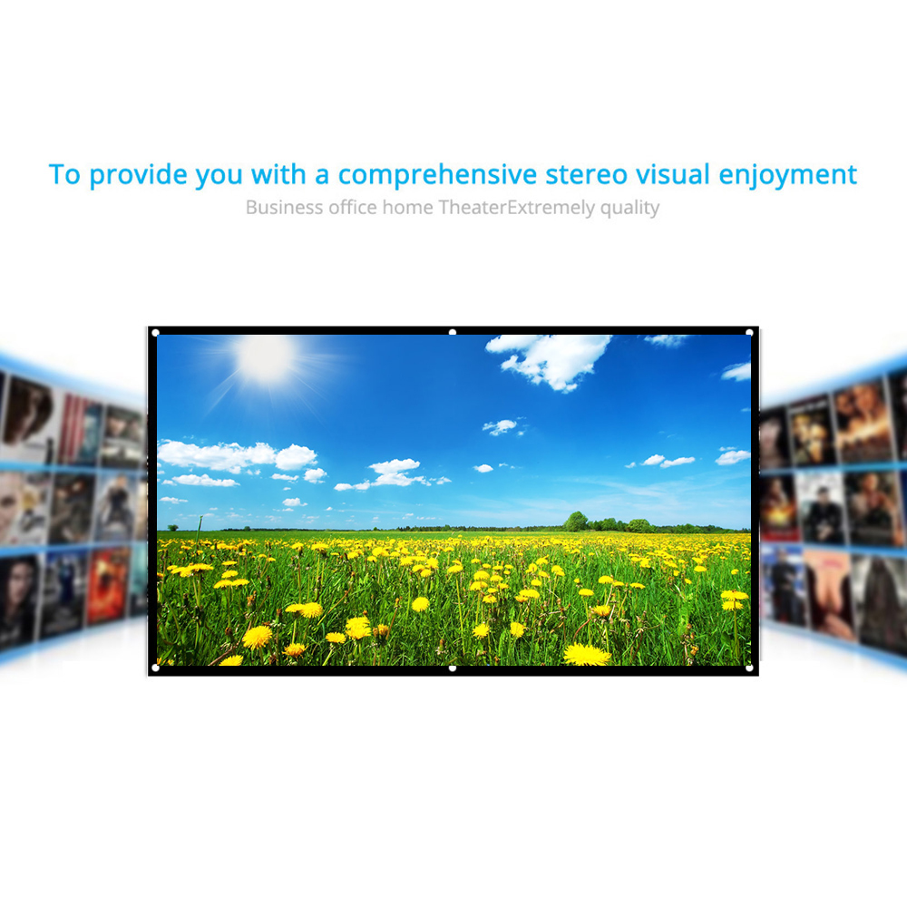 70'' 100'' 120'' Portable Proj - огляд і ціна Home Cinema Blanc