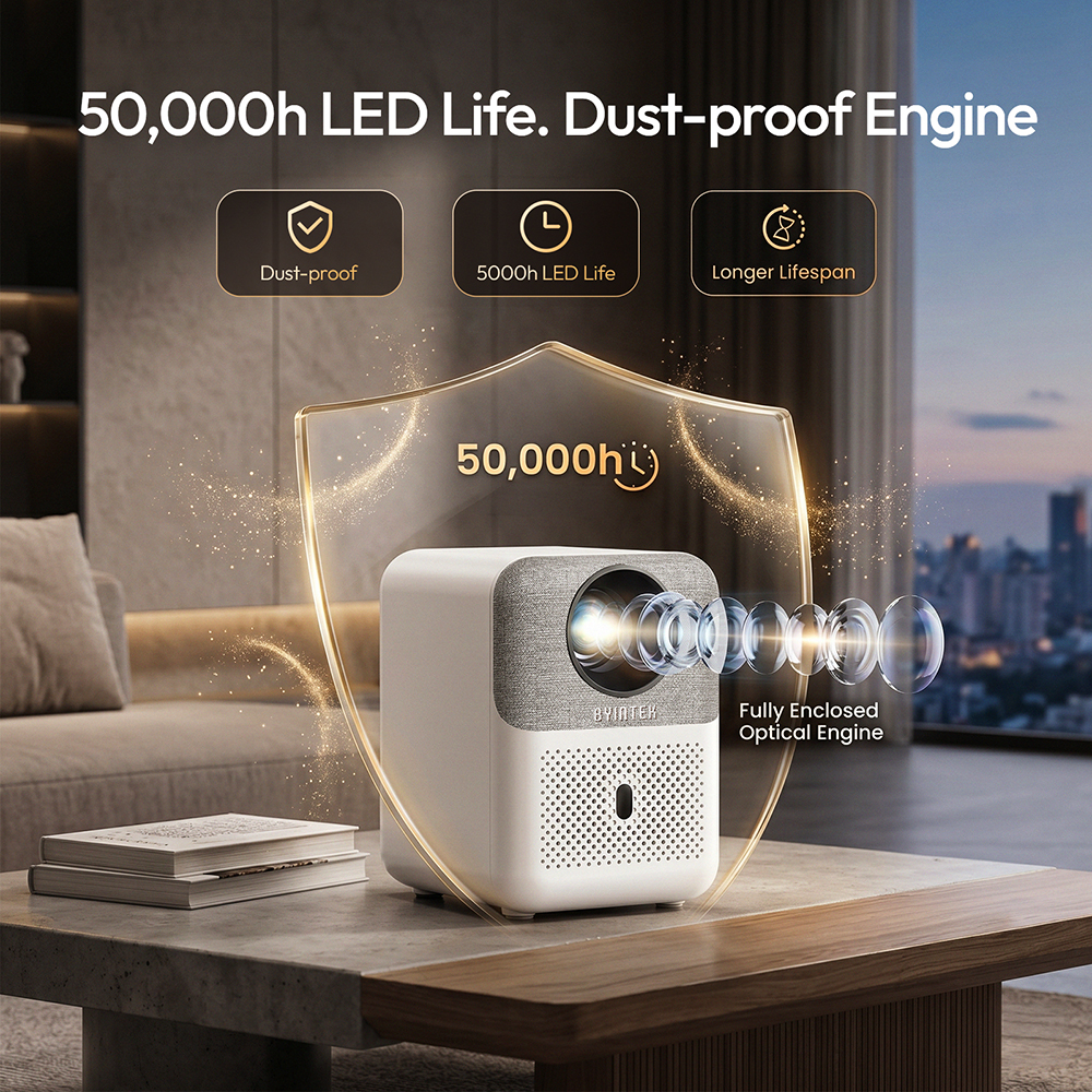 BYINTEK Full HD Mini Projector - огляд і ціна Video Home Cinema
