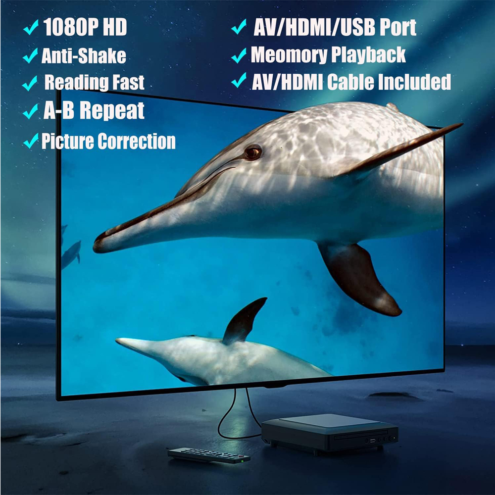 Woopker Mini  HD DVD Player HD - огляд і ціна Home Cinema Dvd