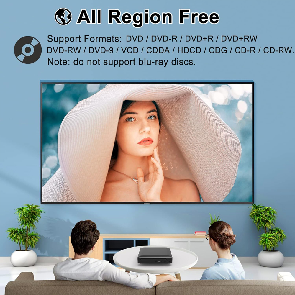 Woopker Mini  HD DVD Player HD - огляд і ціна Home Cinema Dvd