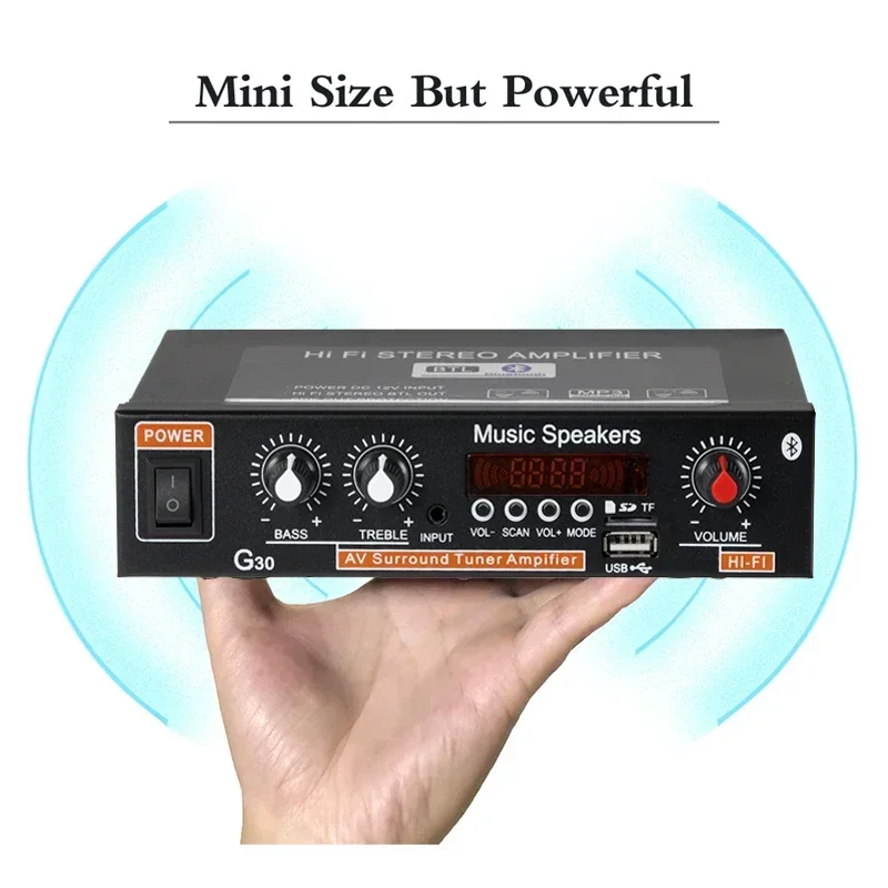 G30 Audio Amplifier 45Wx2 Chan - огляд і ціна Home Cinema Audio System