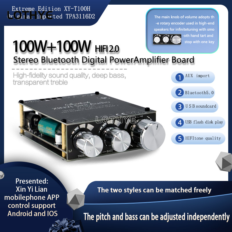 100w+100w Bluetooth 5.0 Power  - огляд і ціна Home Cinema Unit