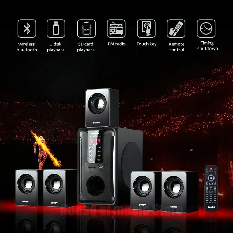 5.1 Floor-Standing Multimedia  - огляд і ціна Home Cinema With Wireless Rear Speakers