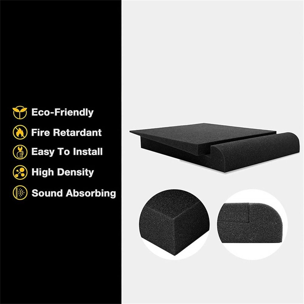 1 Set Studio Monitor Speaker A - огляд і ціна Acoustic Foam Panel