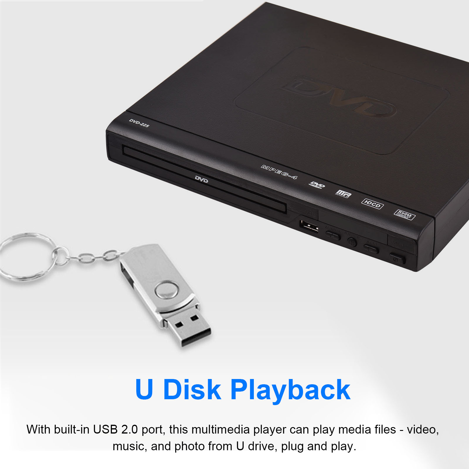 DVD-225 Home DVD Player DVD CD - огляд і ціна Home Cinema Dvd