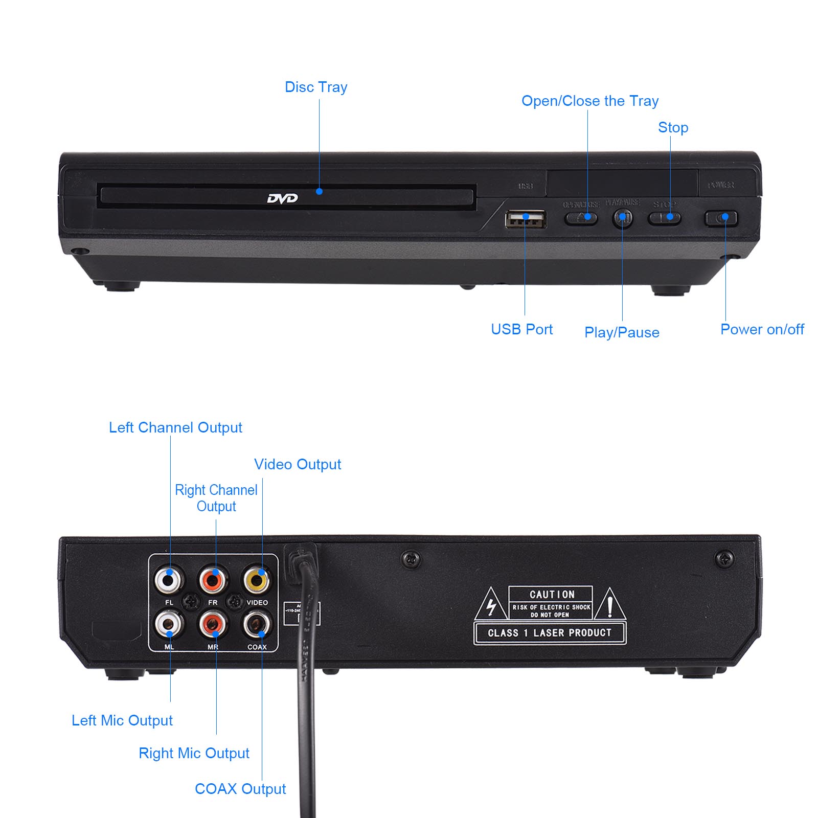 DVD-225 Home DVD Player DVD CD - огляд і ціна Home Cinema Dvd