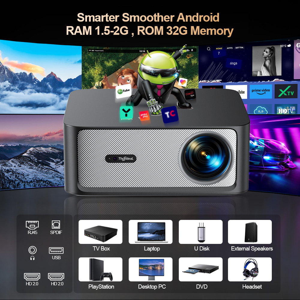 ThundeaL 3000Ansi 4K Full HD P - огляд і ціна Video Home Cinema