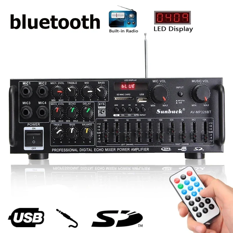 2000W bluetooth Audio Power Am - огляд і ціна Home Cinema Audio System