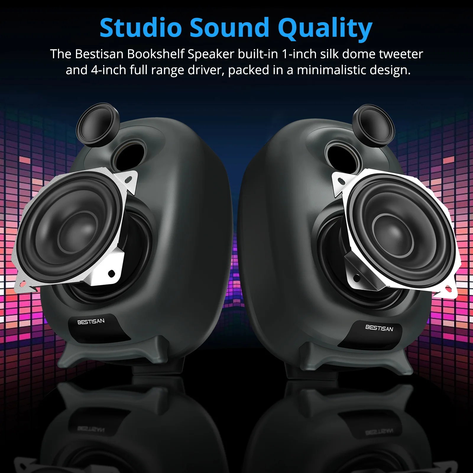 Bestisan SR06 80W Gaming Bluet - огляд і ціна Home Cinema With Wireless Rear Speakers
