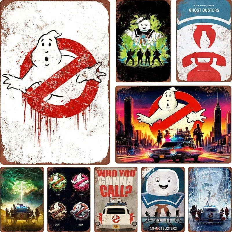 1pcs Ghostbusters Metal Wall A - огляд і ціна Home Cinema Movies