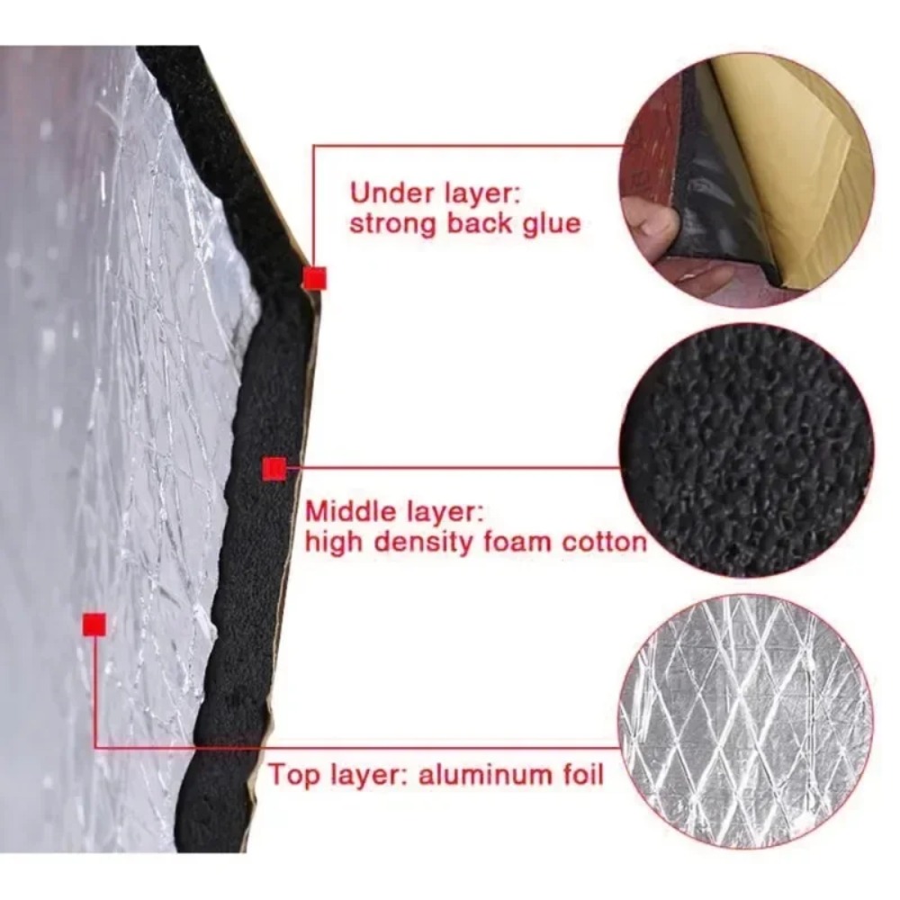 Extra Thick 20mm Car Sound Dea - огляд і ціна Acoustic Foam Panel