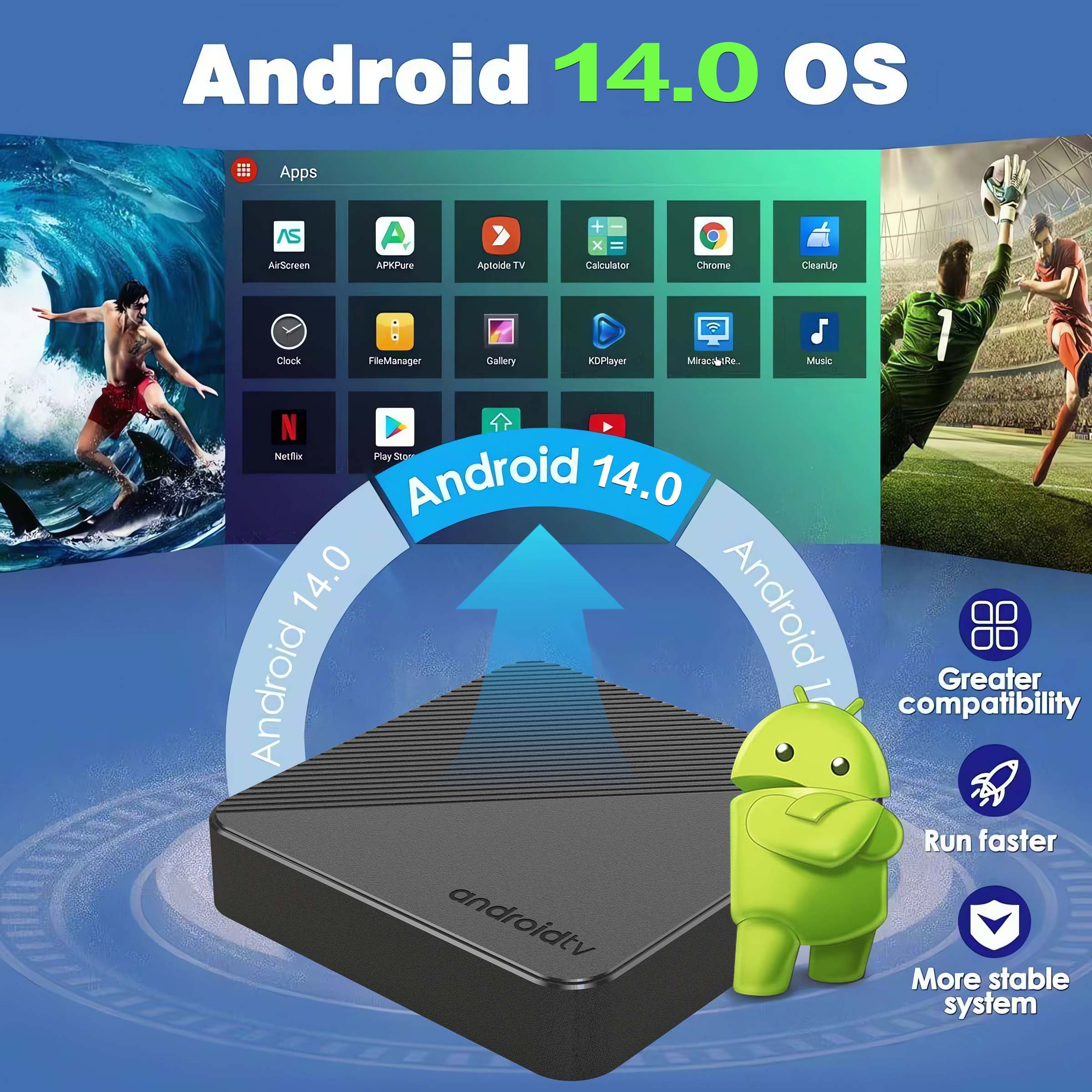 Android14 TV Box Smart Home th - огляд і ціна Video Home Cinema