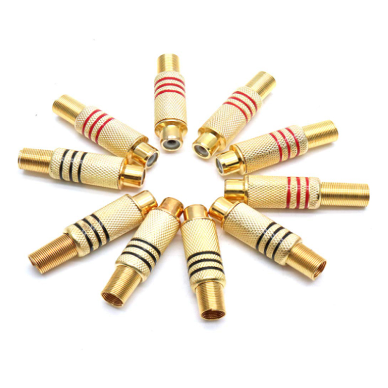 4PCS RCA Plug Gold Plated Sold - огляд і ціна Home Cinema Unit