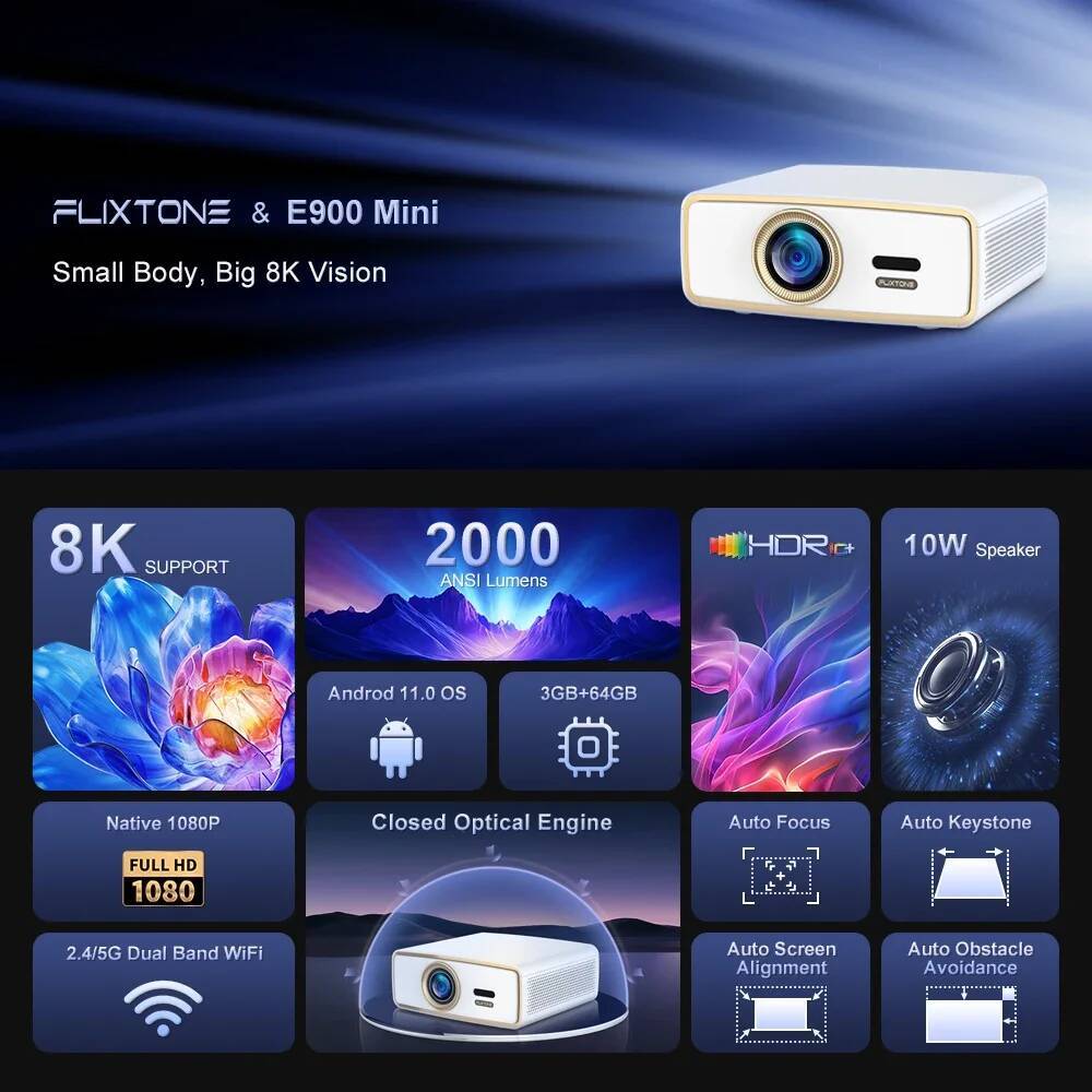 Flixtone E900 MINI Portable Pr - огляд і ціна Video Home Cinema